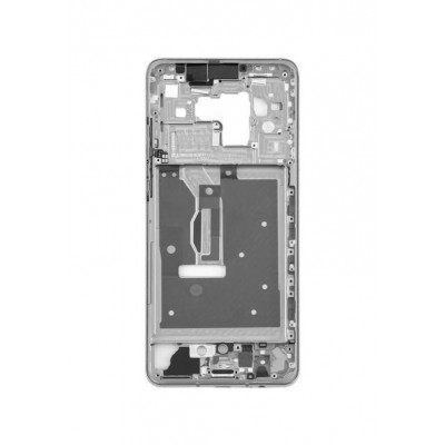 Lcd Frame Middle Chassis For Huawei Mate 30 5g White By - Maxbhi Com