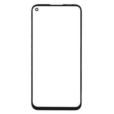 Replacement Front Glass For Huawei P40 Lite Black By - Maxbhi Com