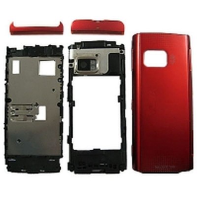 Full Body Housing for Nokia X6 - Red