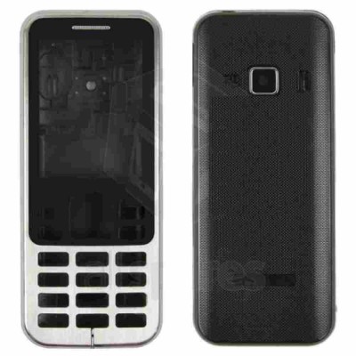 Full Body Housing for Samsung C3322 DUOS - Black