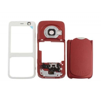 Full Body Housing For Nokia N73 Red - Maxbhi.com