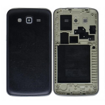 Full Body Housing For Samsung Galaxy Grand 2 Smg7102 With Dual Sim Black - Maxbhi Com