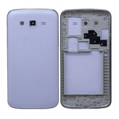 Full Body Housing For Samsung Galaxy Grand 2 Smg7102 With Dual Sim White - Maxbhi Com