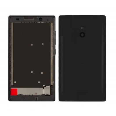 Full Body Panel For Nokia Xl Dual Sim Rm1030rm1042 Black - Maxbhi.com