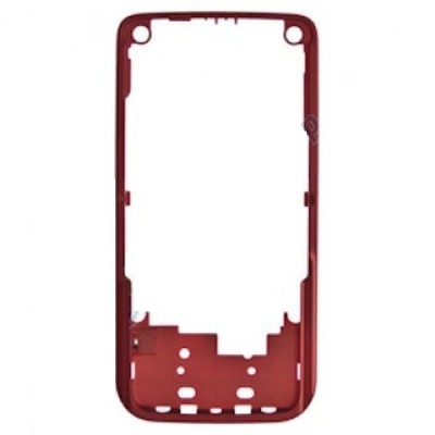 Lcd Frame Middle Chassis For Nokia 5610 Xpressmusic Red By - Maxbhi Com