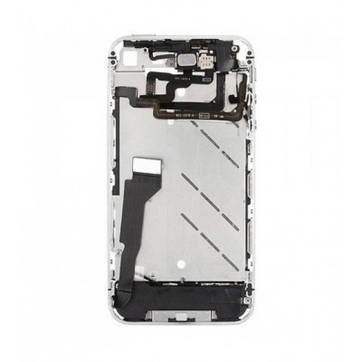 Middle For Apple Iphone 4 Silver - Maxbhi Com