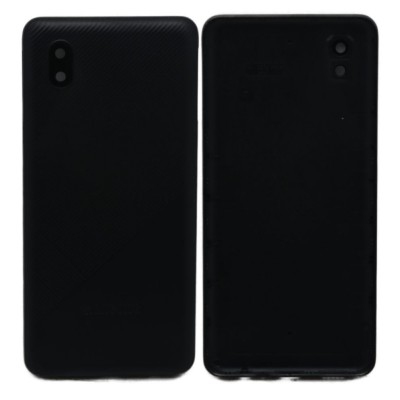 Back Panel Cover For Samsung Galaxy M01 Core Black - Maxbhi Com