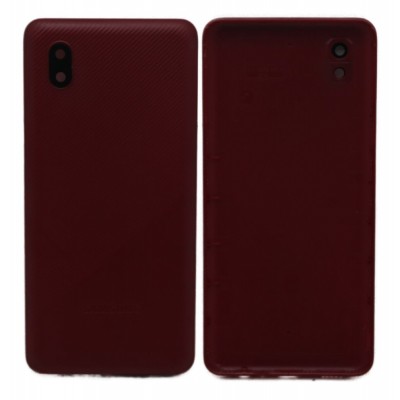 Back Panel Cover For Samsung Galaxy M01 Core Red - Maxbhi Com