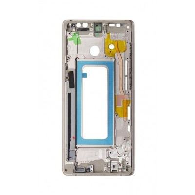 Lcd Frame Middle Chassis For Samsung Galaxy Note 8 128gb White By - Maxbhi Com