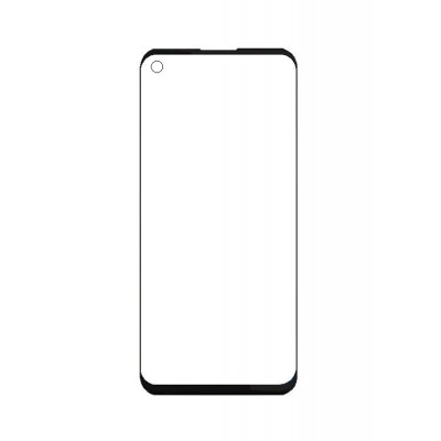 Replacement Front Glass For Motorola Moto G8 Power Black By - Maxbhi Com