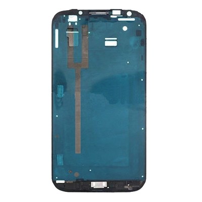 Lcd Frame Middle Chassis For Samsung Galaxy Note Ii N7105 Blue By - Maxbhi Com