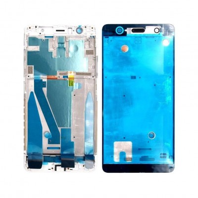Lcd Frame Middle Chassis For Lenovo K8 Plus 4gb Ram White By - Maxbhi Com