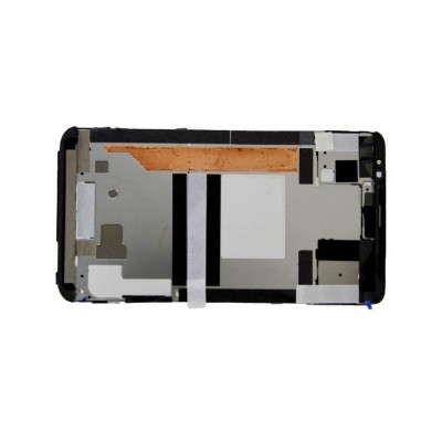 Lcd Frame Middle Chassis For Htc Hd2 Black By - Maxbhi Com