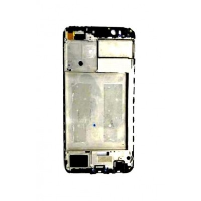 Lcd Frame Middle Chassis For Lenovo K5 Note 2018 Black By - Maxbhi Com
