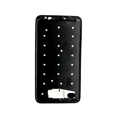 Lcd Frame Middle Chassis For Lenovo K5 Note 2018 White By - Maxbhi Com