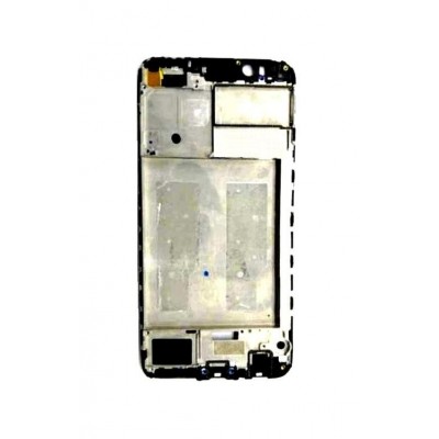 Lcd Frame Middle Chassis For Lenovo K5 Note 2018 White By - Maxbhi Com