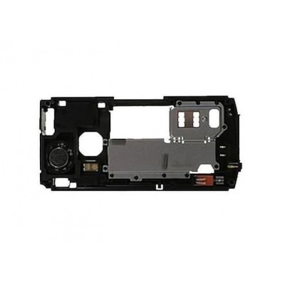 Lcd Frame Middle Chassis For Nokia N70 Musicedition Black By - Maxbhi Com