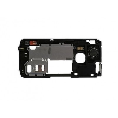Lcd Frame Middle Chassis For Nokia N70 Musicedition Silver By - Maxbhi Com