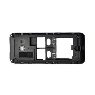 Lcd Frame Middle Chassis For Nokia 215 Dual Sim White By - Maxbhi Com