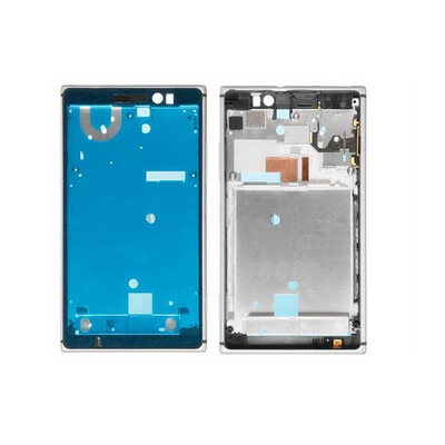 Lcd Frame Middle Chassis For Nokia Lumia 925 Grey By - Maxbhi Com