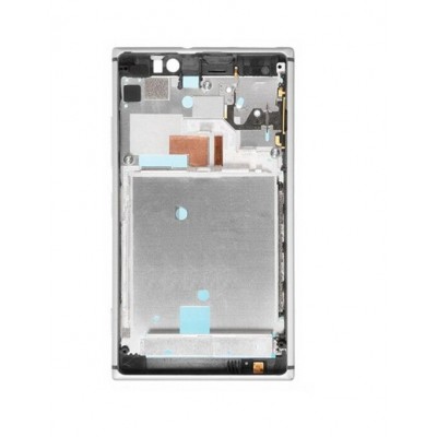 Lcd Frame Middle Chassis For Nokia Lumia 925 White By - Maxbhi Com
