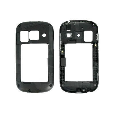 Lcd Frame Middle Chassis For Samsung Galaxy Fame S6810p With Nfc Blue By - Maxbhi Com