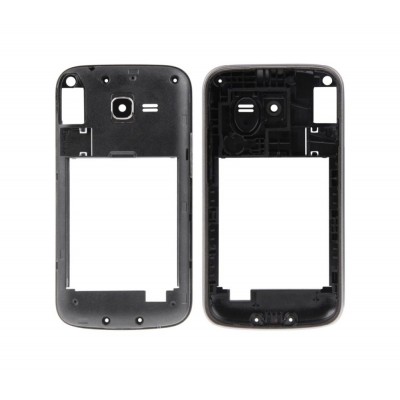 Lcd Frame Middle Chassis For Samsung Galaxy Star Pro S7260 Black By - Maxbhi Com