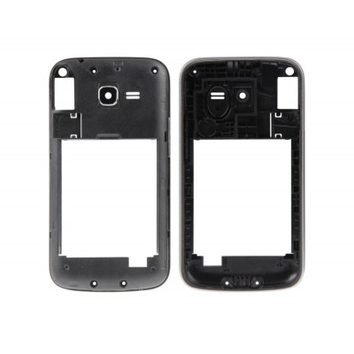 Lcd Frame Middle Chassis For Samsung Galaxy Star Pro S7262 Black By - Maxbhi Com