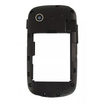 Lcd Frame Middle Chassis For Samsung Galaxy Star S5282 With Dual Sim Black By - Maxbhi Com