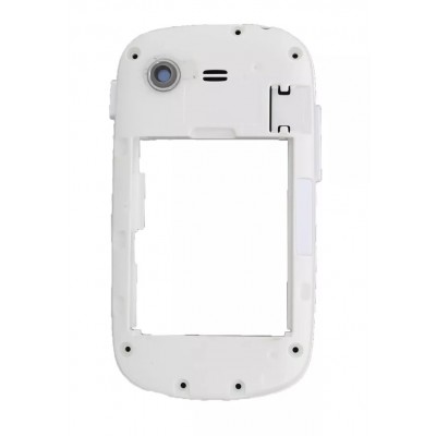 Lcd Frame Middle Chassis For Samsung Galaxy Star S5282 With Dual Sim White By - Maxbhi Com