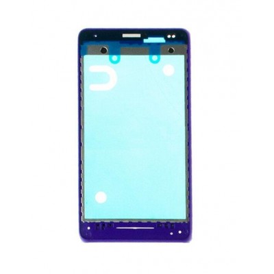 Lcd Frame Middle Chassis For Sony Ericsson Xperia E1 Dual D2114 Purple By - Maxbhi Com