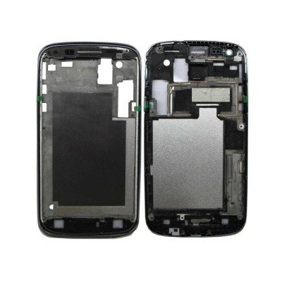 Lcd Frame Middle Chassis For Samsung Duos I8262 Black By - Maxbhi Com