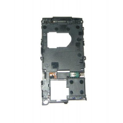 Lcd Frame Middle Chassis For Sony Ericsson K810 Red By - Maxbhi Com