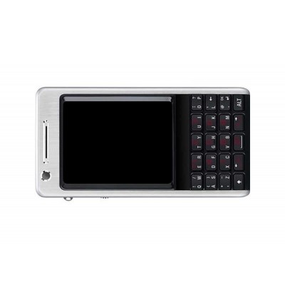 Lcd Frame Middle Chassis For Sony Ericsson P1i Silver Black By - Maxbhi Com