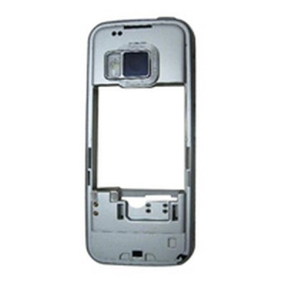 Middle For Nokia N78 - Silver