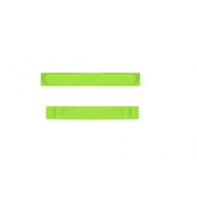 Volume Side Button Outer for Apple iPhone 5c Green - Plastic Key