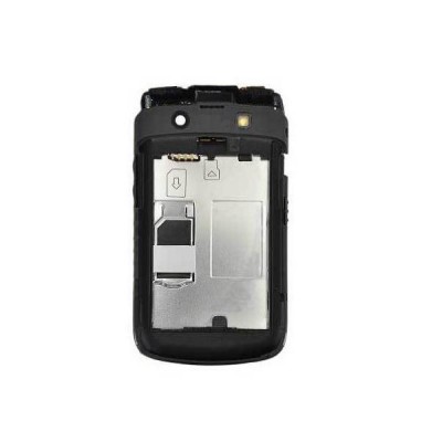 Lcd Frame Middle Chassis For Blackberry Bold 3 9780 Black By - Maxbhi Com