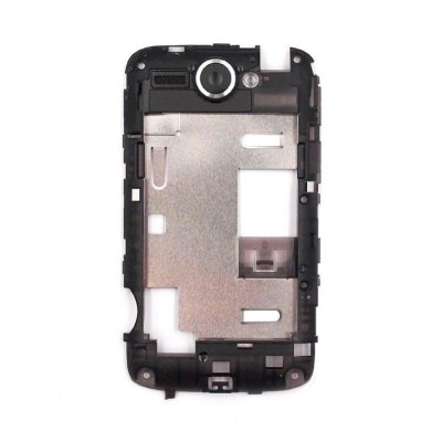 Lcd Frame Middle Chassis For Htc Wildfire A3333 Black By - Maxbhi Com