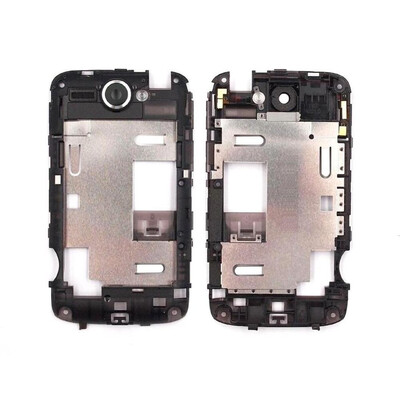 Lcd Frame Middle Chassis For Htc Wildfire A3333 Brown By - Maxbhi Com