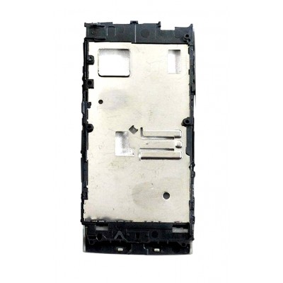 Lcd Frame Middle Chassis For Nokia X6 32gb Black By - Maxbhi Com