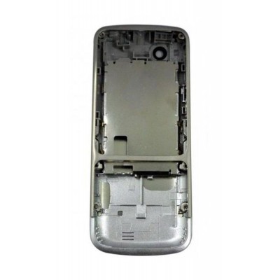 Lcd Frame Middle Chassis For Nokia C301 64 Mb Ram Silver By - Maxbhi Com