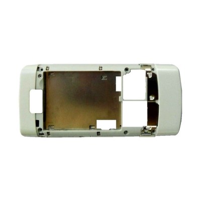 Lcd Frame Middle Chassis For Nokia X302 Rm775 White By - Maxbhi Com