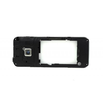 Lcd Frame Middle Chassis For Samsung C3322 Duos White By - Maxbhi Com