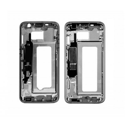 Lcd Frame Middle Chassis For Samsung Galaxy S7 Edge 64gb Pearl By - Maxbhi Com