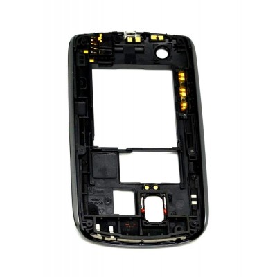Lcd Frame Middle Chassis For Blackberry Curve 9315 For Tmobile Blue By - Maxbhi Com