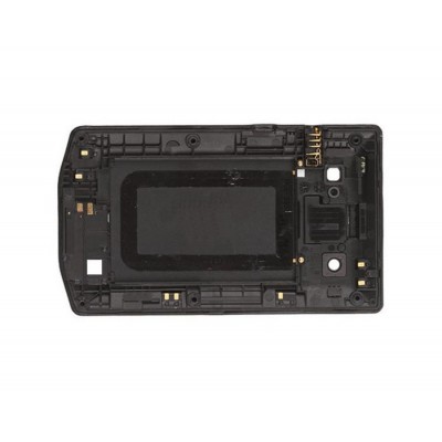 Lcd Frame Middle Chassis For Blackberry Porsche Design P9981 Black By - Maxbhi Com