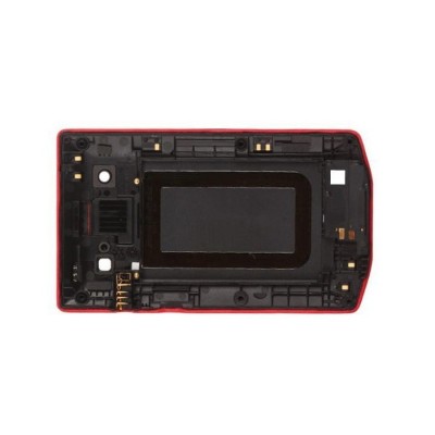 Lcd Frame Middle Chassis For Blackberry Porsche Design P9981 Red By - Maxbhi Com