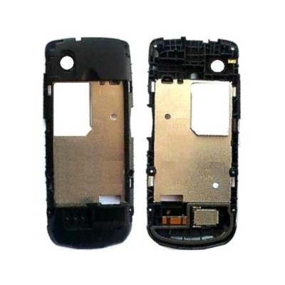 Lcd Frame Middle Chassis For Nokia Asha 300 Black By - Maxbhi Com
