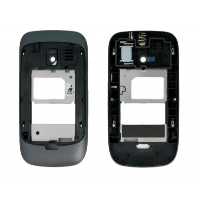 Lcd Frame Middle Chassis For Nokia Asha 302 Grey By - Maxbhi Com