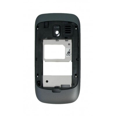 Lcd Frame Middle Chassis For Nokia Asha 302 Grey By - Maxbhi Com